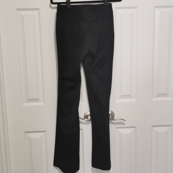 Jacob - NWT Black Flared Pants with Tonal Pin Striping, Size 7/8 - Picture 2 of 6